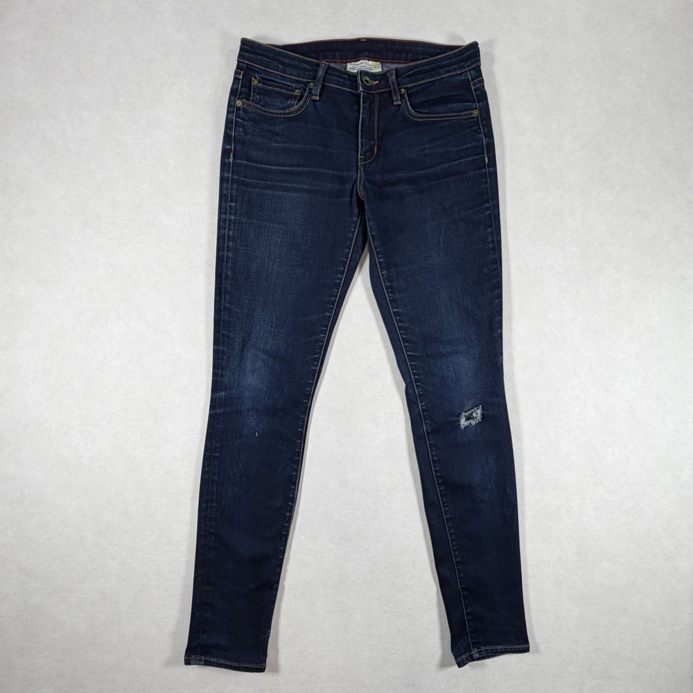 Raleigh Denim Workshop Womens Skinny‎ Jeans Handmade Distressed Size 27 USA
